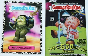 GARBAGE PAIL KIDS 2023 Intergoolactic Mayhem "Black" card #89a "Kim Cardassian" - Picture 1 of 4
