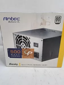 Antec Basiq BP500U Power Supply Module ATX 12V 500W with Cooling Fan Open Box - Picture 1 of 15