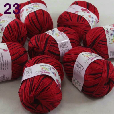 Sale New 8BallsX50gr Cashmere Silk Wool Hand Knit Wrap Shawls Crochet Yarn - Image 1 of 4