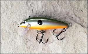 ESCHE DA PESCA RAPALA CONTO ALLA ROVESCIA CD 5 cm PRO (Prisma Oliva) colore DIPINTE SU MISURA - Foto 1 di 1