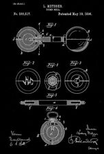 1896 - Dumb Bell - L. Metzger - Patent Art Poster
