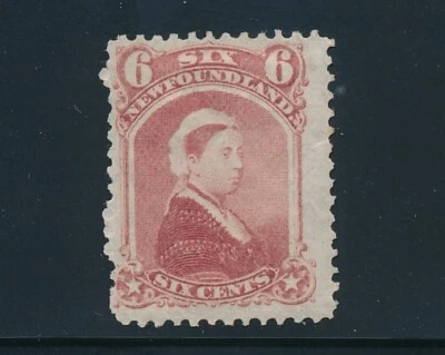 NEWFOUNDLAND (1870) QV Sc #35; MH DULL ROSE; F-VF; OG - Image 1 of 2
