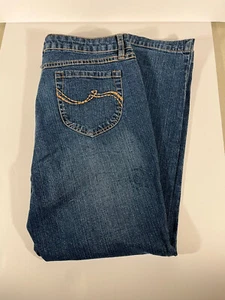 Canyon River Blues Jeans Womens Size 10 Blue Straight Leg Ankle Length Pants - Picture 1 of 4