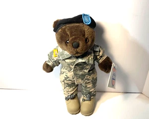 Bear Forces Of America US Army Plush Bear 10'' Camo Pre Owned With Tag - Picture 1 of 4
