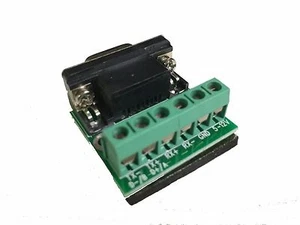 RS422 RS485 Serial DB9 to Terminal Block Adapter - Picture 1 of 3