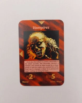 INWO Illuminati New World Order VAMPIRES - 1995 Unlimited Edition Card Game SJG - Bild 1 von 2
