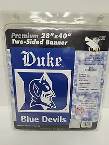 BSI Products Duke Blue Devils Durham, Noeth Carolina 28" By 40" Banner - Picture 1 of 4