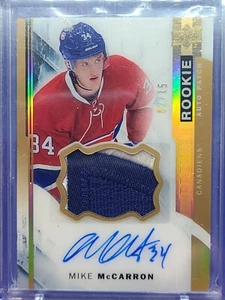 2015 2016 Upper Deck Premier Rookie Mike McCarron / 15 Montreal Canadiens - Picture 1 of 1