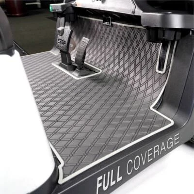 Xtreme Mats Club Car Golf Cart Mat, Full Coverage Floor Liner -GREY- Precedent - Image 1 of 4