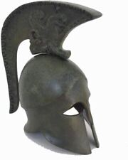 Pure bronze Corinthian mini helmet with Griffin carvings - Greek Spartan army