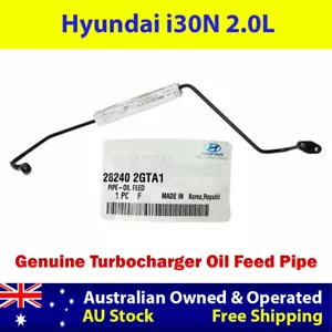 Genuine Turbo Charger Oil Feed Pipe For Hyundai i30N 2.0L - Foto 1 di 6