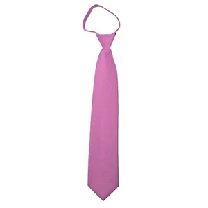Men's Solid Color Zipper Neckties - Picture 1 of 45