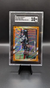 2021 Topps Chrome F1 Pierre Gasly Orange Wave Refractor #108 /25 SGC 10 - Picture 1 of 2