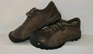 KEEN Women's Santa Fe ESD Aluminum Toe Sneaker Boots Work Safety Leather 9M - Bild 1 von 8
