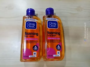 CLEAN & CLEAR FOAMING FACIAL WASH WITH FREE  SHIPPING -2* 100 ML Ex-4/2026 f/s - Picture 1 of 2