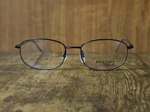 CORNICE OCCHIALI DA VISTA VINTAGE NOS BVLGARI TITANIO NERO MADE IN ITALY 54/1... - Foto 1 di 11