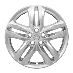 Coast to Coast Wheel Skin compatible with 2018-2022 Chevrolet Equinox (Chrome) - Picture 1 of 1