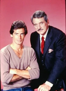 ROCK HUDSON & JACK SCALIA in "The Devlin Connection" - Original 35mm Dia 1982 - Bild 1 von 2