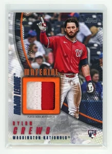 DYLAN CREWS 2025 Topps Aggiornamento RC Major League Materiale Arancione Patch 3 Colori 3/25 - Foto 1 di 2