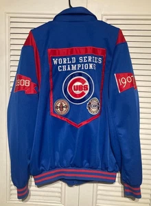 Chicago Cubs Banks G-III All Wool Vintage Jacket L World Series Champs 1907 1908 - Bild 1 von 5