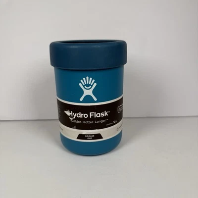 Hydro Flask 12 oz tazza di raffreddamento TempShield supporto lattina isolato sottovuoto blu NUOVO - Immagine 1 di 4