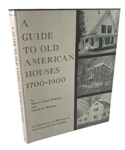 A Guide To Old American Houses 1700-1900 by Williams 1971 7th Print HCDJ - Picture 1 of 11