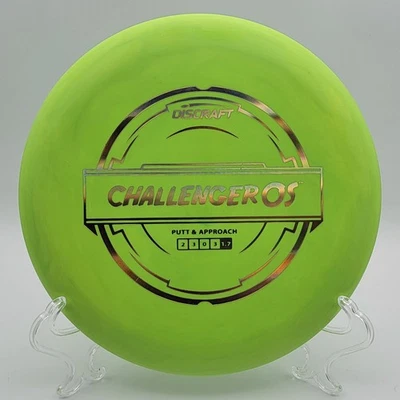 Discraft Challenger OS Putter 175g Green Disc Golf Putt Approach Pre-Owned - Image 1 of 3
