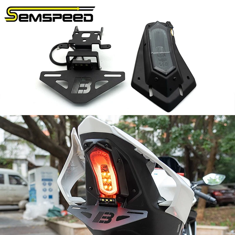 For CF-moto 675SR-R 675SS 675NK 675SR-S LED Tail Light License Plate Holder - Image 1 of 4
