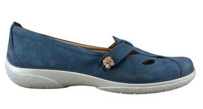 Lo último Nirvana Mujer’s Mary Jane Zapatos Azul Nubuck Mocasín Planos Talla 11 Foto 1 de 4