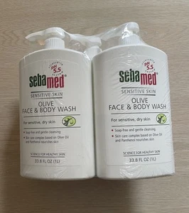 Sebamed Olive Face & Body Wash – 3 Pack (33.8 fl oz / 1L Each) | Sensitive Skin - Picture 1 of 5