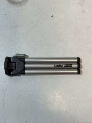 Giottos Q-Pod Compact Mini Telescoping Tripod Titanium Finish  (3 1/2" - 7" ) - Image 1 of 4