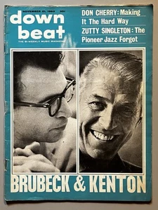 Down Beat Magazine Nov. 1963~Dave Brubeck,Stan Kenton,Don Cherry - Picture 1 of 2