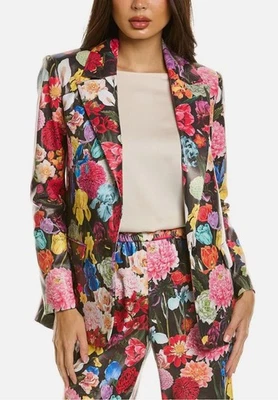 Alice And Olivia Floral Blazer Size 8 NWT  - Image 1 of 4