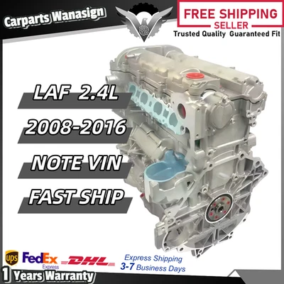 Long Block Engine Assy For GMC Terrain Buick LaCrosse Chevrolet Captiva LAF 2.4L - Image 1 of 4