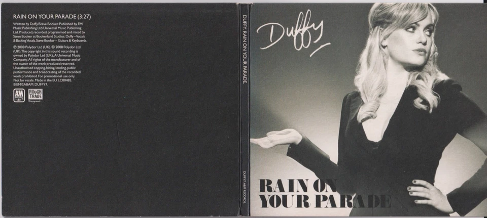 Duffy – Rain On Your Parade - 1 Track Digipak Promo Single CD 2008  A&M Records - Bild 1 von 1