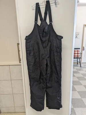 Hombres 2XL UT-19 Marker Nieve Esquí Pantalones Negro Babero Ajustable Mono Invierno Foto 1 de 4