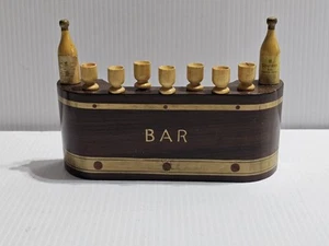 VTG Art Deco Seagram's Mini Bar Ware Martini Cocktail Picks Stick Set Nice - Picture 1 of 12