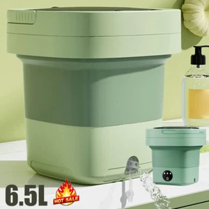 Faltbare Mini Waschmaschine Reise Waschmaschine Camping Waschautomat. - Bild 1 von 17