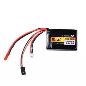 Batteria 6,6v 1500MAH 8C lifepo4 per FUTABA 18SG/10J/T8J/T6J/7PX/4PV/4PL - Foto 1 di 6