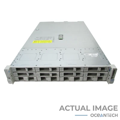 Cisco HX240C-M5L V01 2x Xeon Gold 6140 64GB RAM 2x 1050W PSU No Drives Server - Image 1 of 4