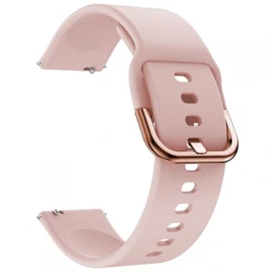 Bracelet Montre Pour Huawei Montre Samsung Active Xiaomi amazfit bip 20 MM Rose - Photo 1 sur 1
