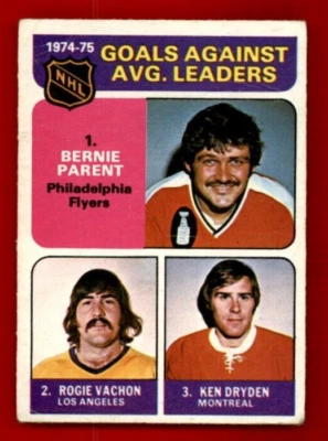 1975-76 O-Pee-Chee #213 Bernie Parent/Rogatien Vachon/Ken Dryden VG - Image 1 of 2
