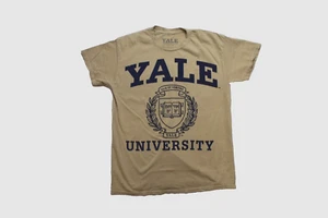 Yale University Mens Yale Beige Shirt NWT S, M - Picture 1 of 5