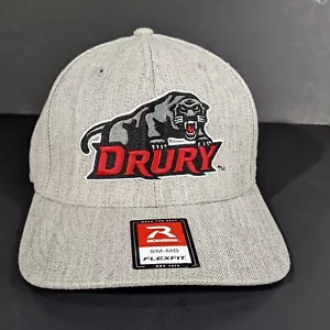 Drury Panthers Hat Gray Size Small to Medium Richardson Flexfit - Picture 1 of 9