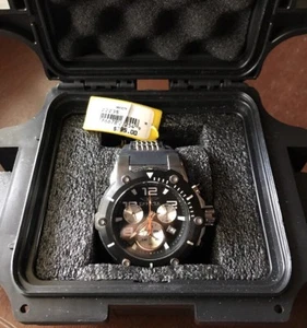 Lässige Herren-Armbanduhr Speedway 22235 Quarz Edelstahl und Silikon - Bild 1 von 4