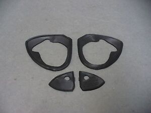 59 Ford outside door handle pads Fairlane Sunliner Skyliner 61-66 F100 F250 F250