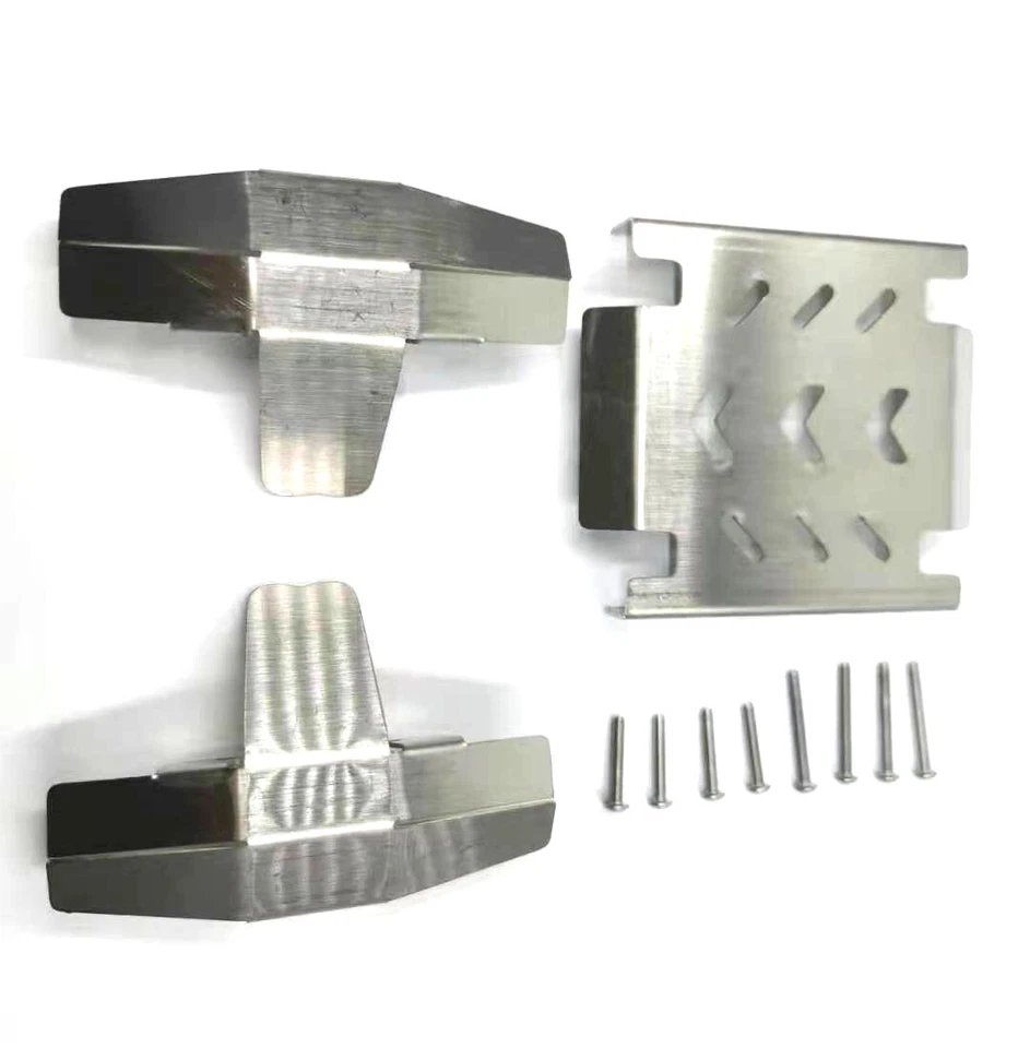 KEBEILEE stainless steel Chassis Armor Axle Guard Plate For LOSI LMT Monster 1:8 - Image 1 of 4