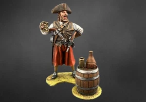 ⭐Funny pirate Figurine PAINTED. Tin Soldiers Miniature Scale 54mm 1/32⭐ - Picture 1 of 4