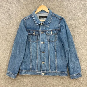 Oohmowmao Girls Denim Jacket Size 14 Years Blue Button Cotton 2228 - Picture 1 of 10