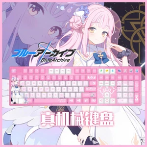 Anime Blue Archive Misono Mika Mechanical Keyboard Cartoon PBT Cross Axis Keycap - Picture 1 of 12